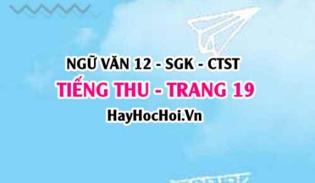 Soạn bài Tiếng Thu trang 19 Ngữ văn 12 Chân trời sáng tạo